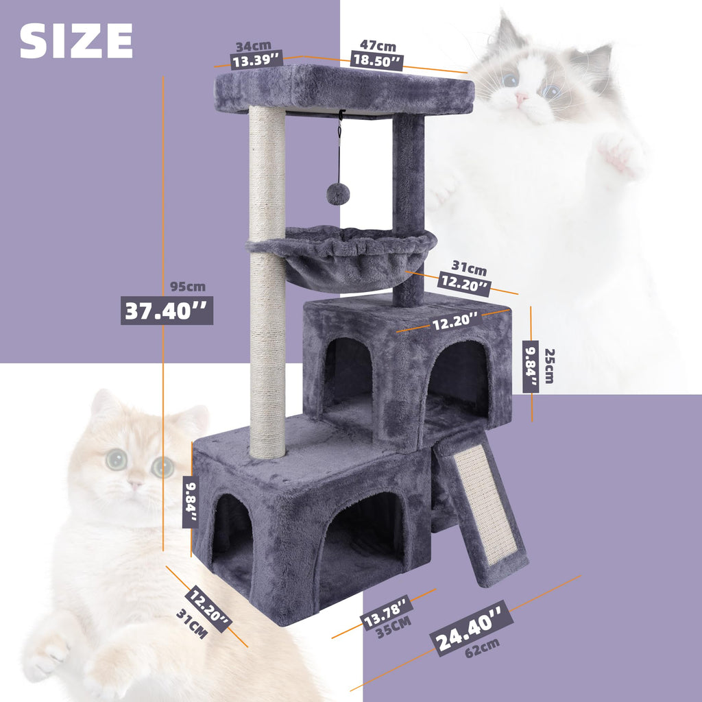 Cactus Cat Tree Tower, All-in-One Activity Center