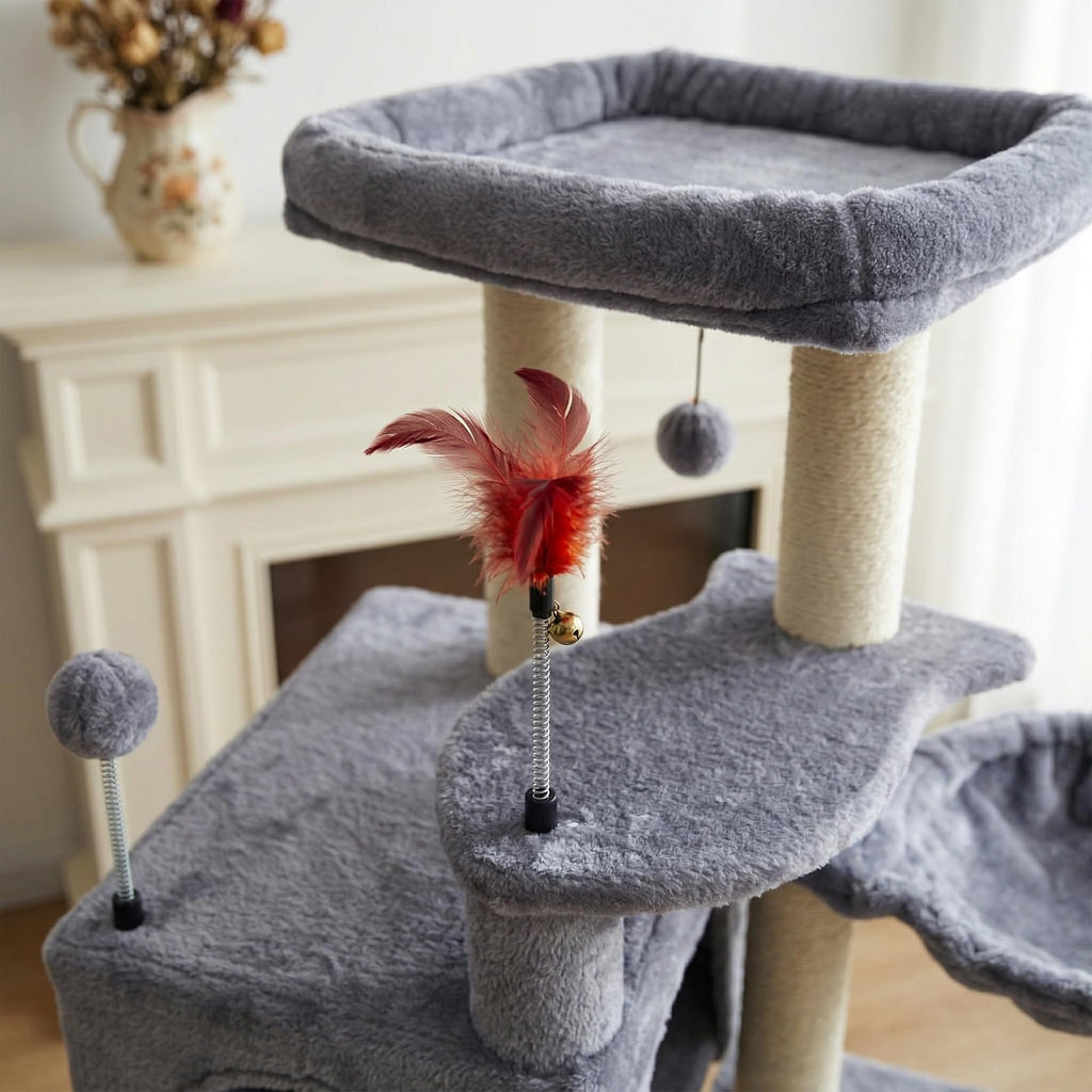 Cactus Cat Tree Tower, All-in-One Activity Center