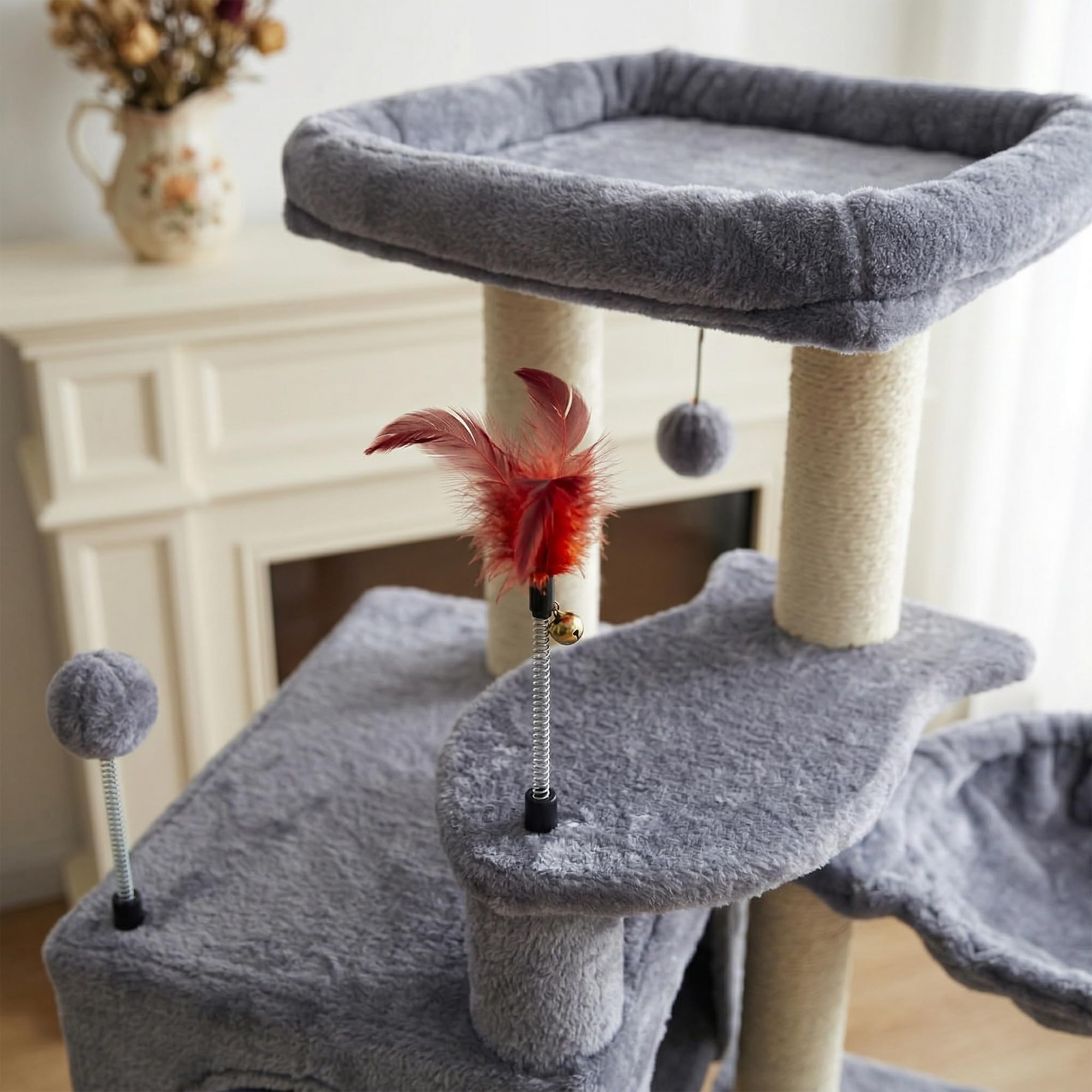 Cactus Cat Tree Tower, All-in-One Activity Center