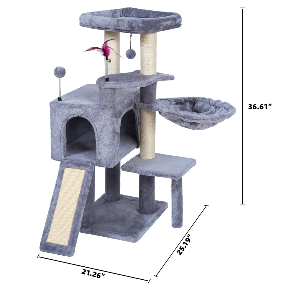 Cactus Cat Tree Tower, All-in-One Activity Center