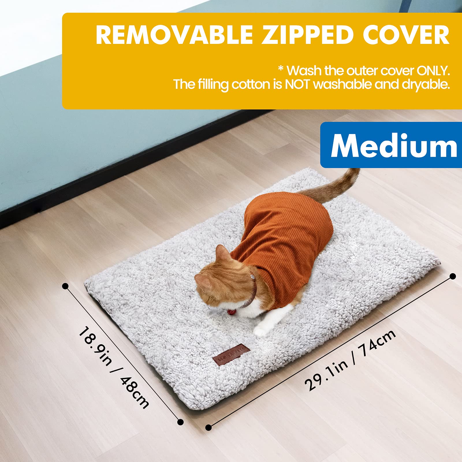 Self Warming Cat Bed Self Heating, Non-electric