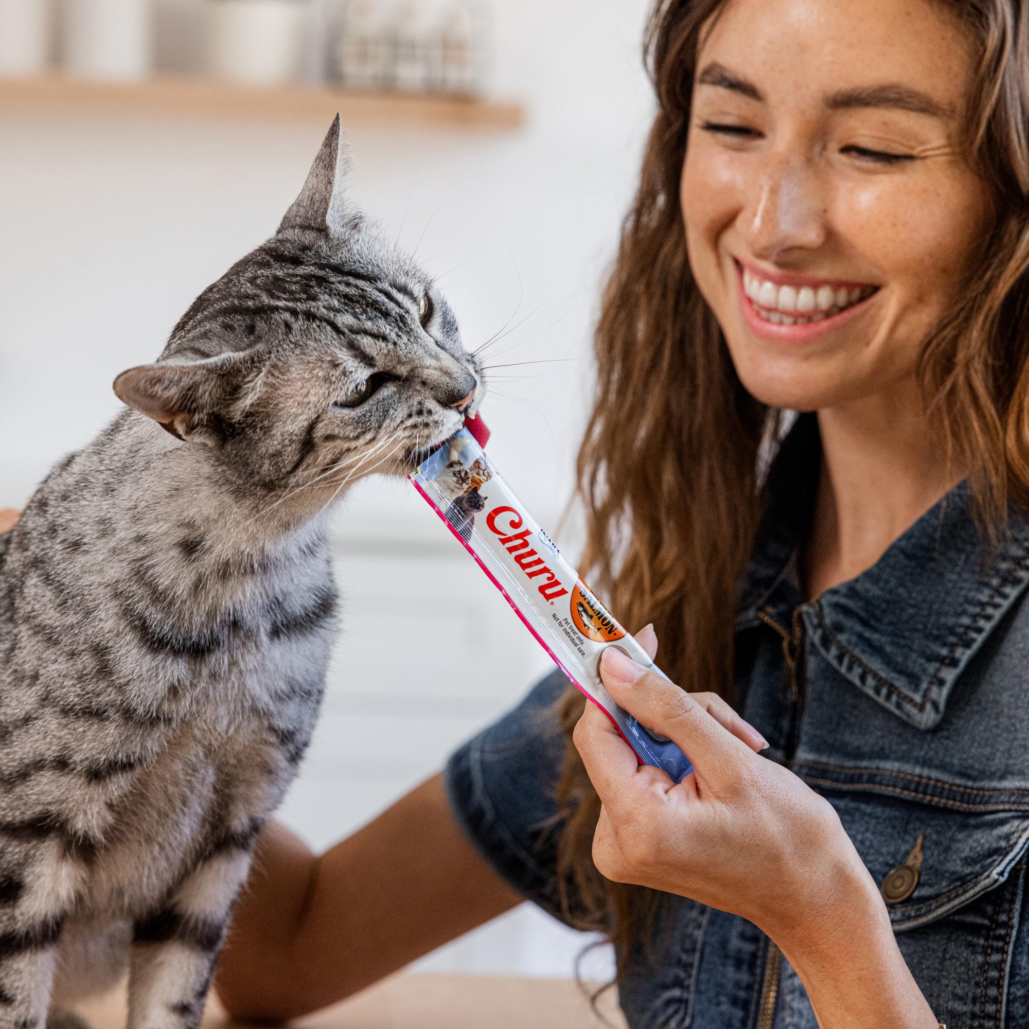 INABA Churu Cat Treats, Lickable, Squeezable Creamy Purée Cat Treat
