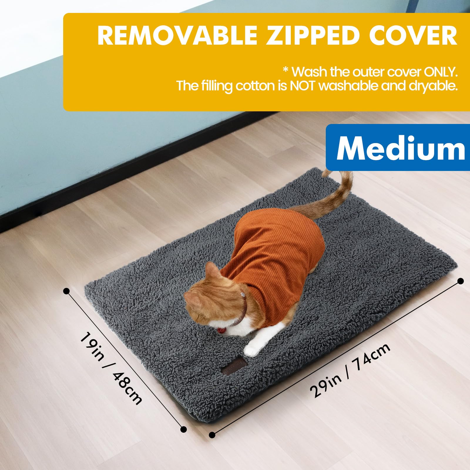 Self Warming Cat Bed Self Heating, Non-electric