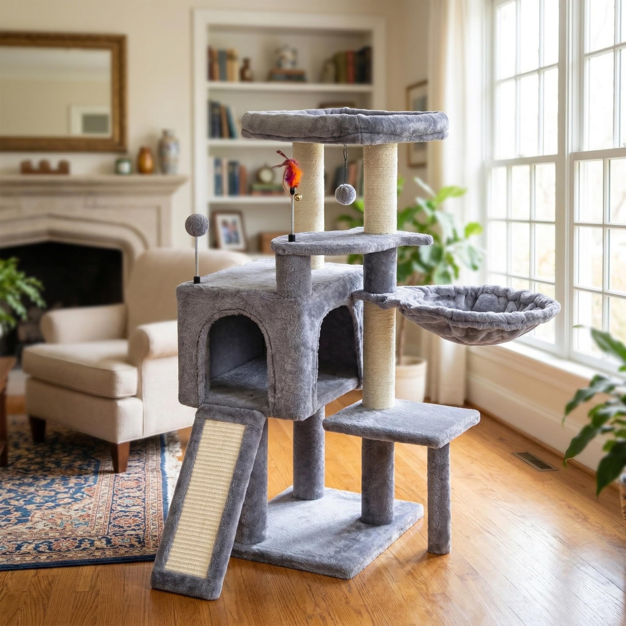 Cactus Cat Tree Tower, All-in-One Activity Center
