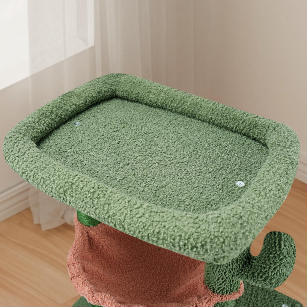 Cactus Cat Tree Tower, All-in-One Activity Center