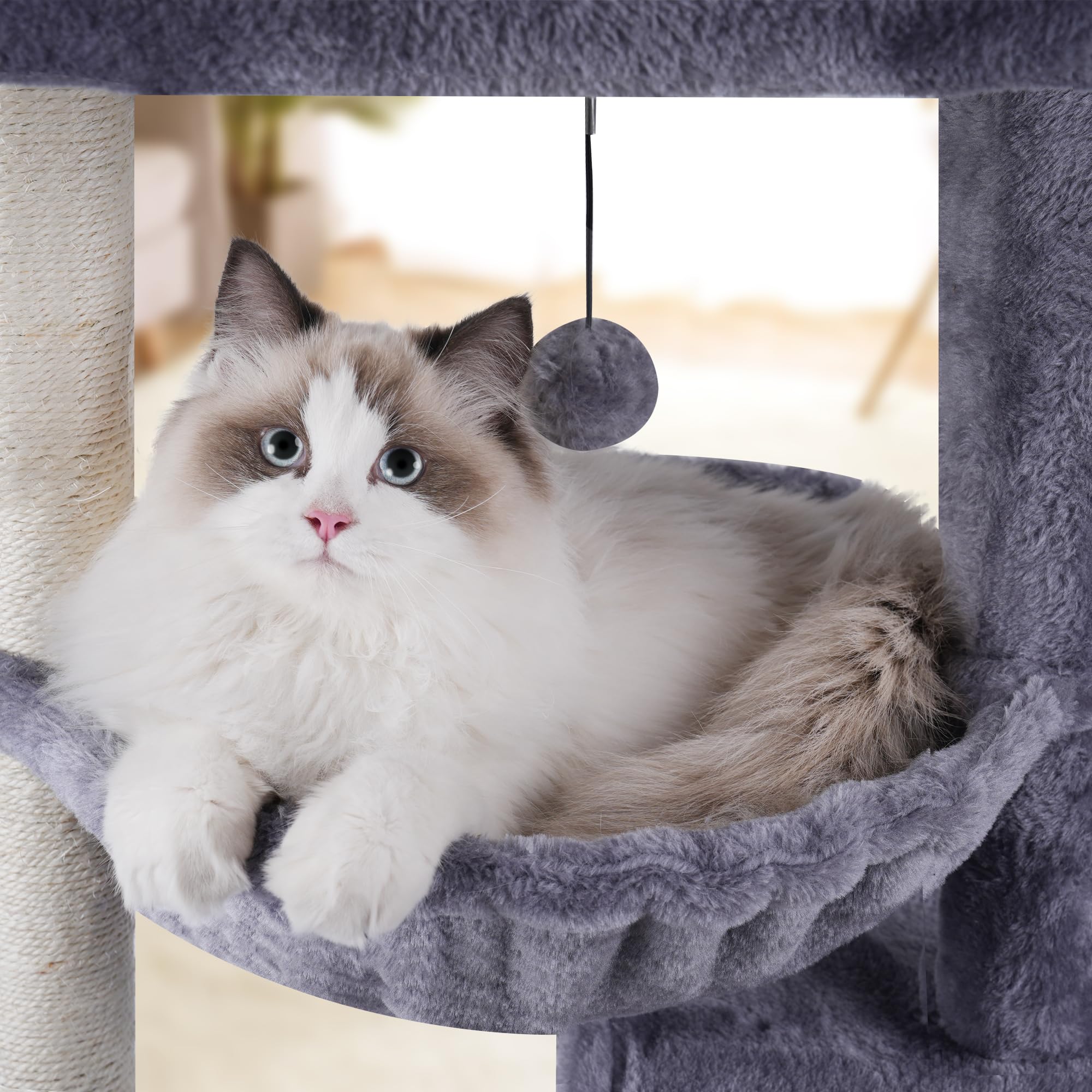 Cactus Cat Tree Tower, All-in-One Activity Center