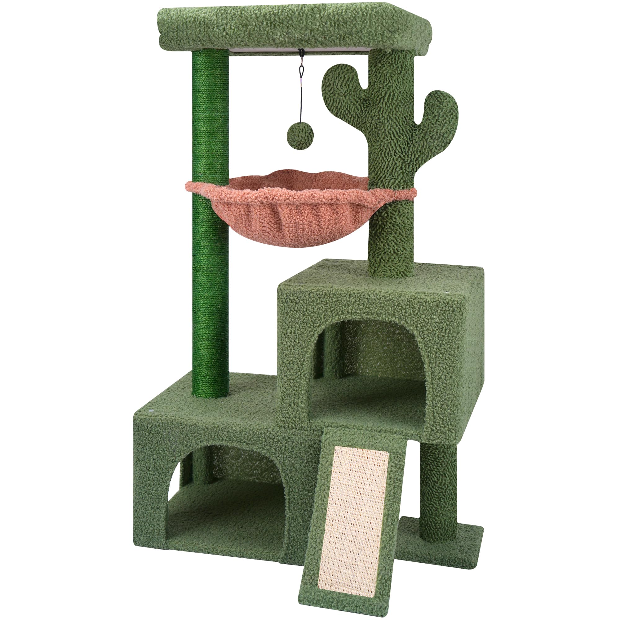 Cactus Cat Tree Tower, All-in-One Activity Center