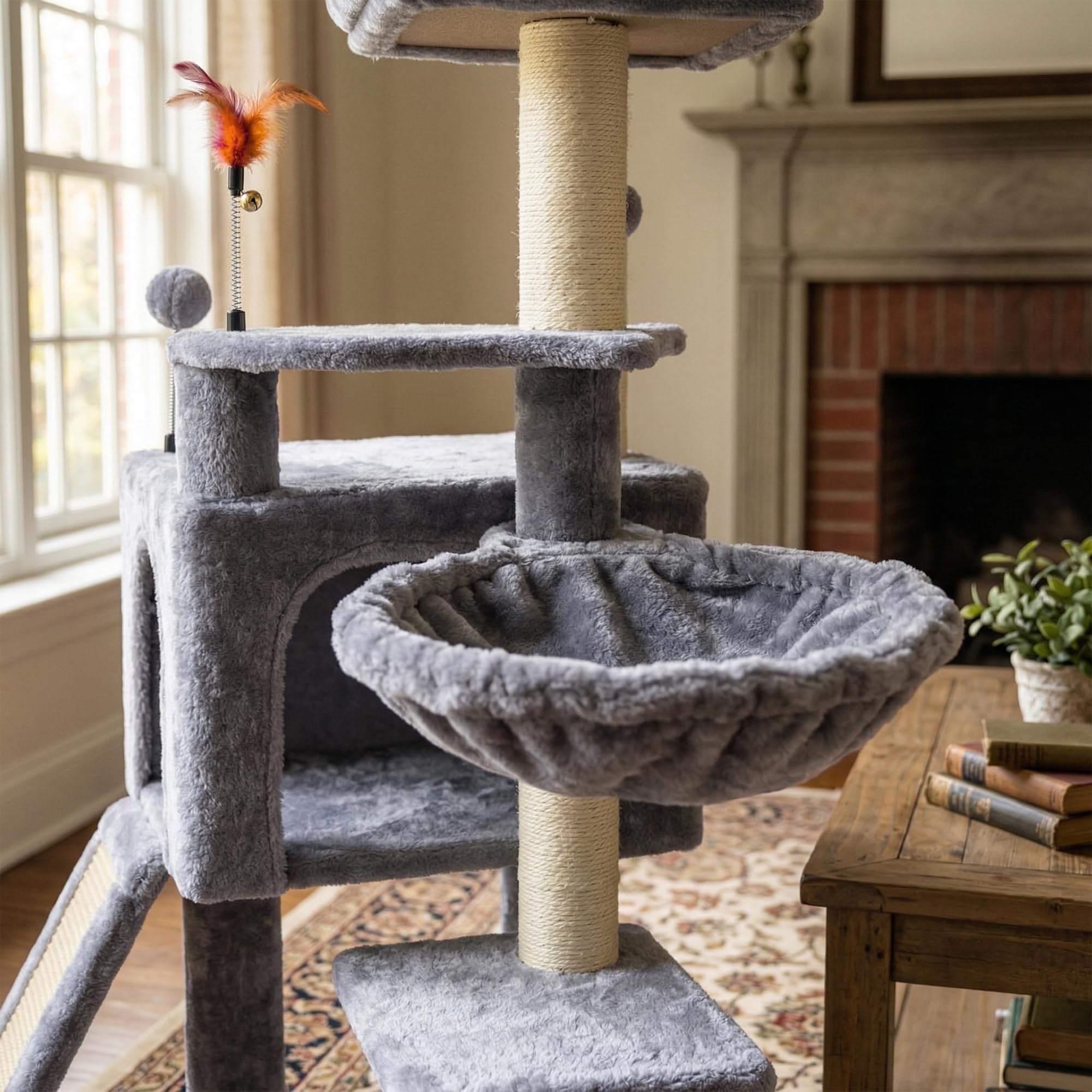 Cactus Cat Tree Tower, All-in-One Activity Center