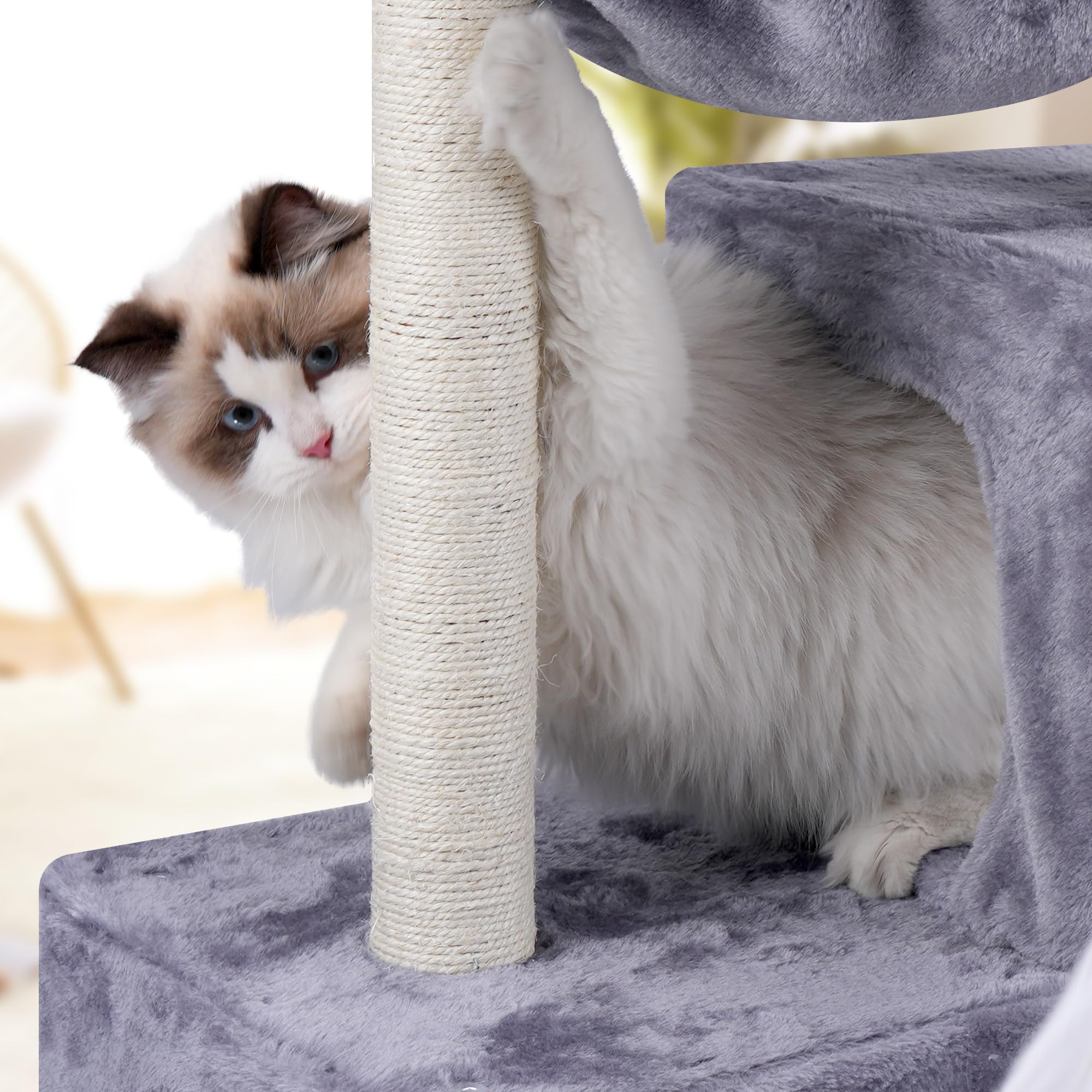 Cactus Cat Tree Tower, All-in-One Activity Center
